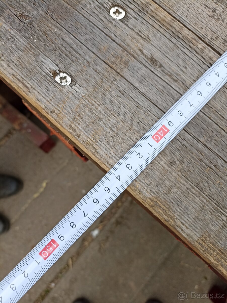 Dřevěná zahradní lavice a Dřevěný stůl - 4