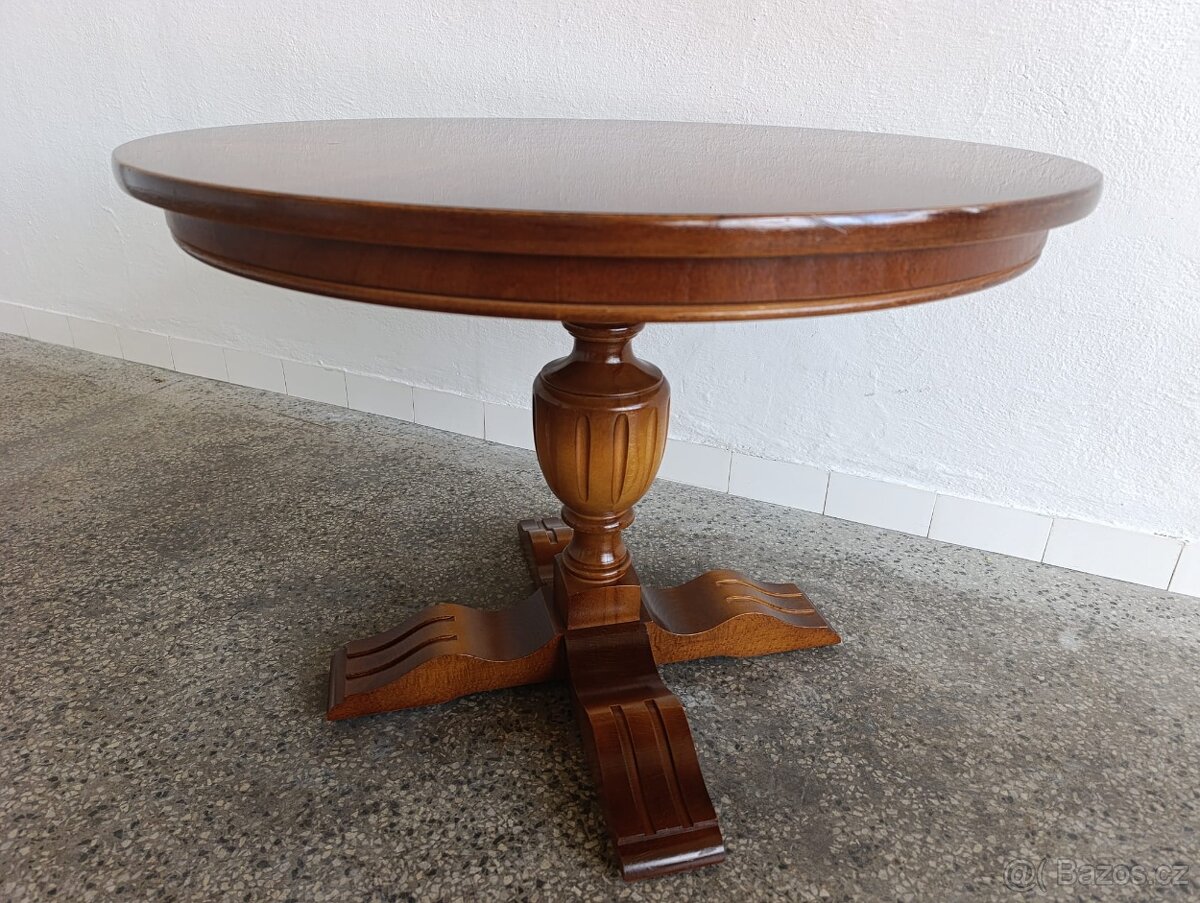 Rustikální konferenční stolek, nábytek z masívu, stůl - 4