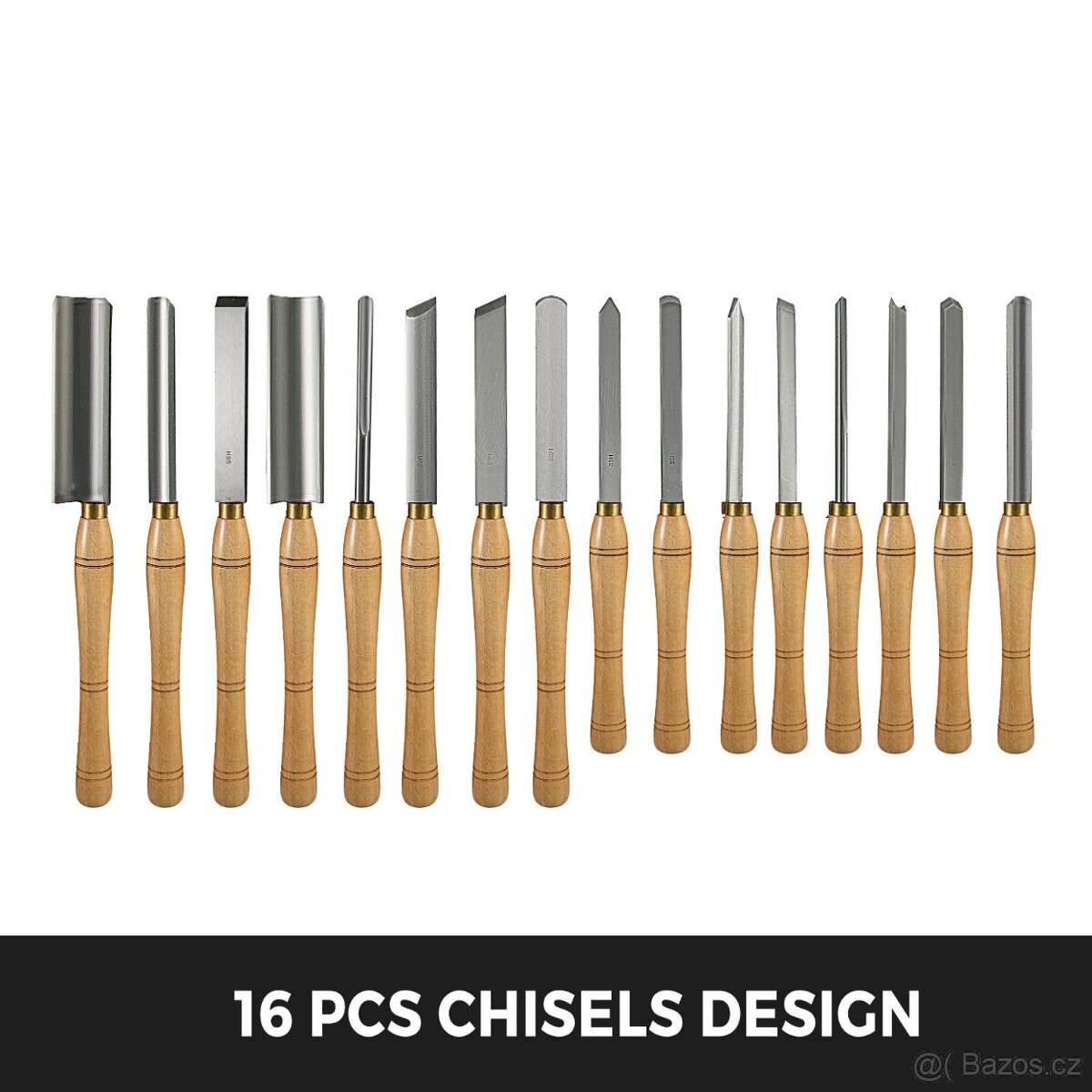 16-dílná sada soustružnických dlát HSS - 4