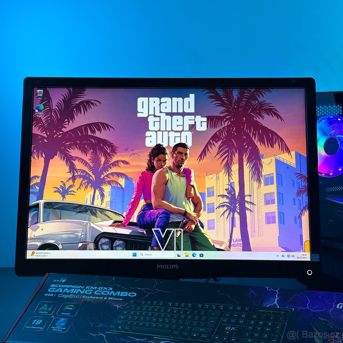 HERNÍ počítač + monitor + klávesnice a myš. (SSD + HDD) - 4