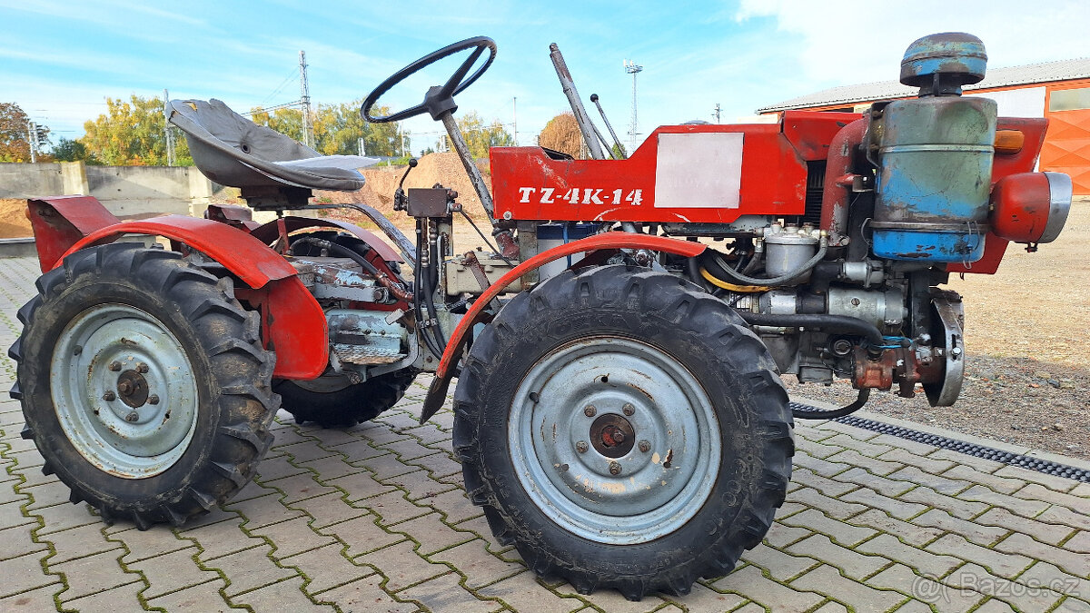 malotraktor TZ - 4K - 14 Agrostroj Prostějov - 4