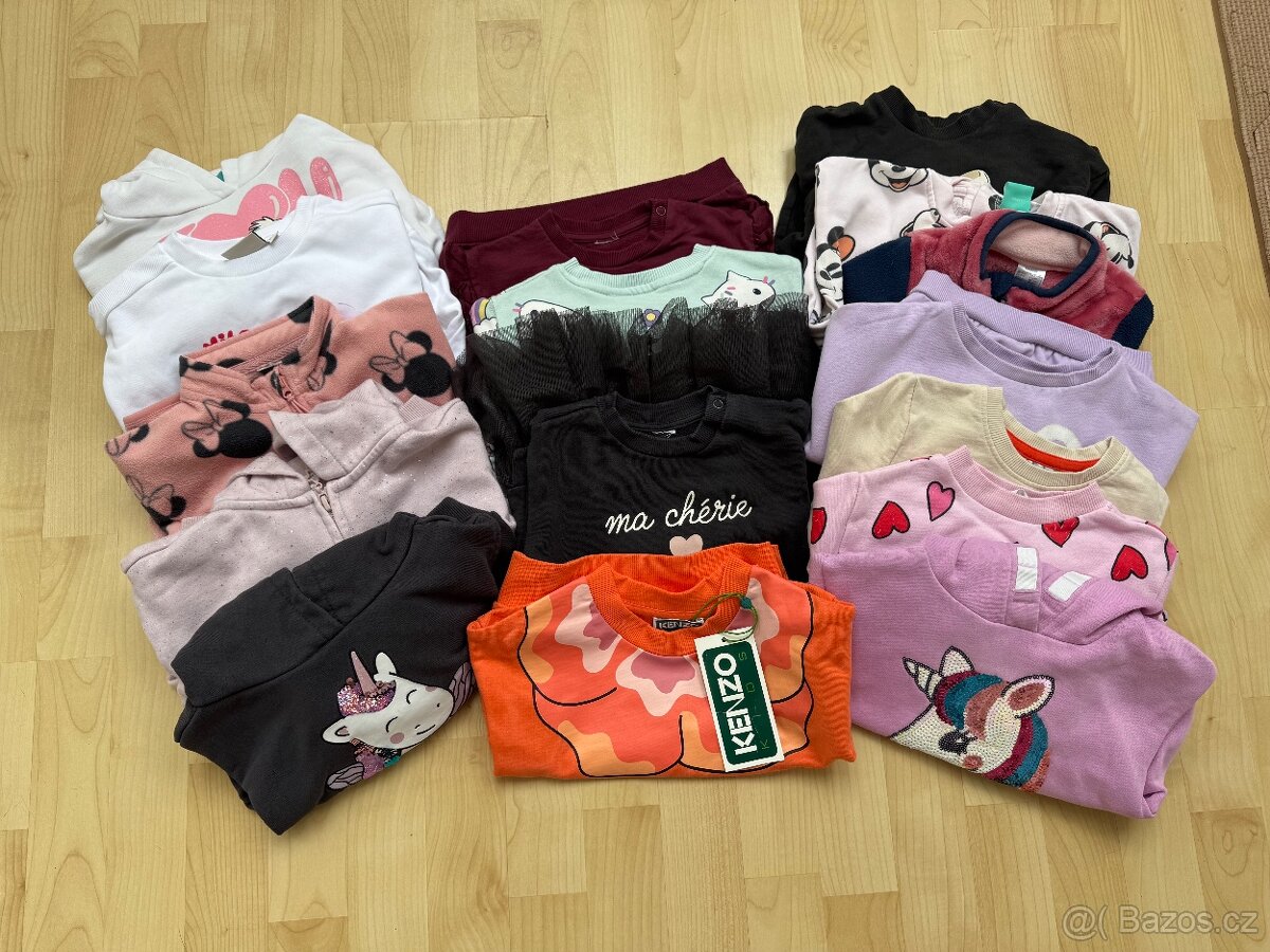 Balík oblečení holka, velikost 86-92 - 4