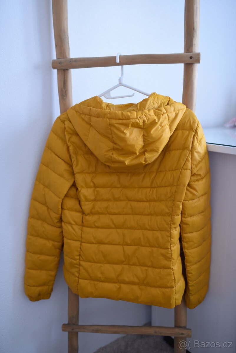 Hořčicová dámská nová bunda - 4