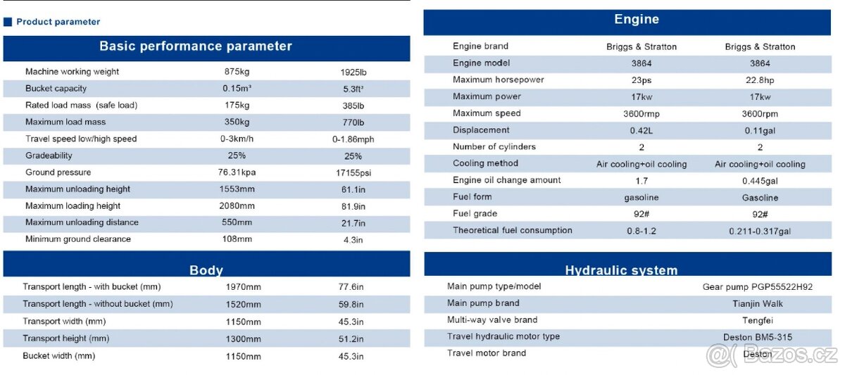 Pasový nakladač RIPPA RS 04 - 4