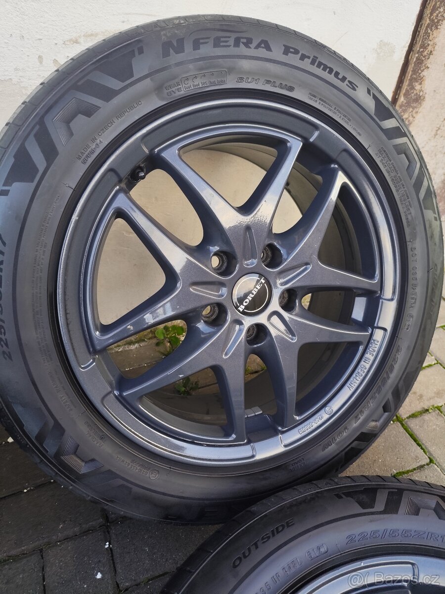 ALU 5x112 r17 BORBET + PNEU - 4
