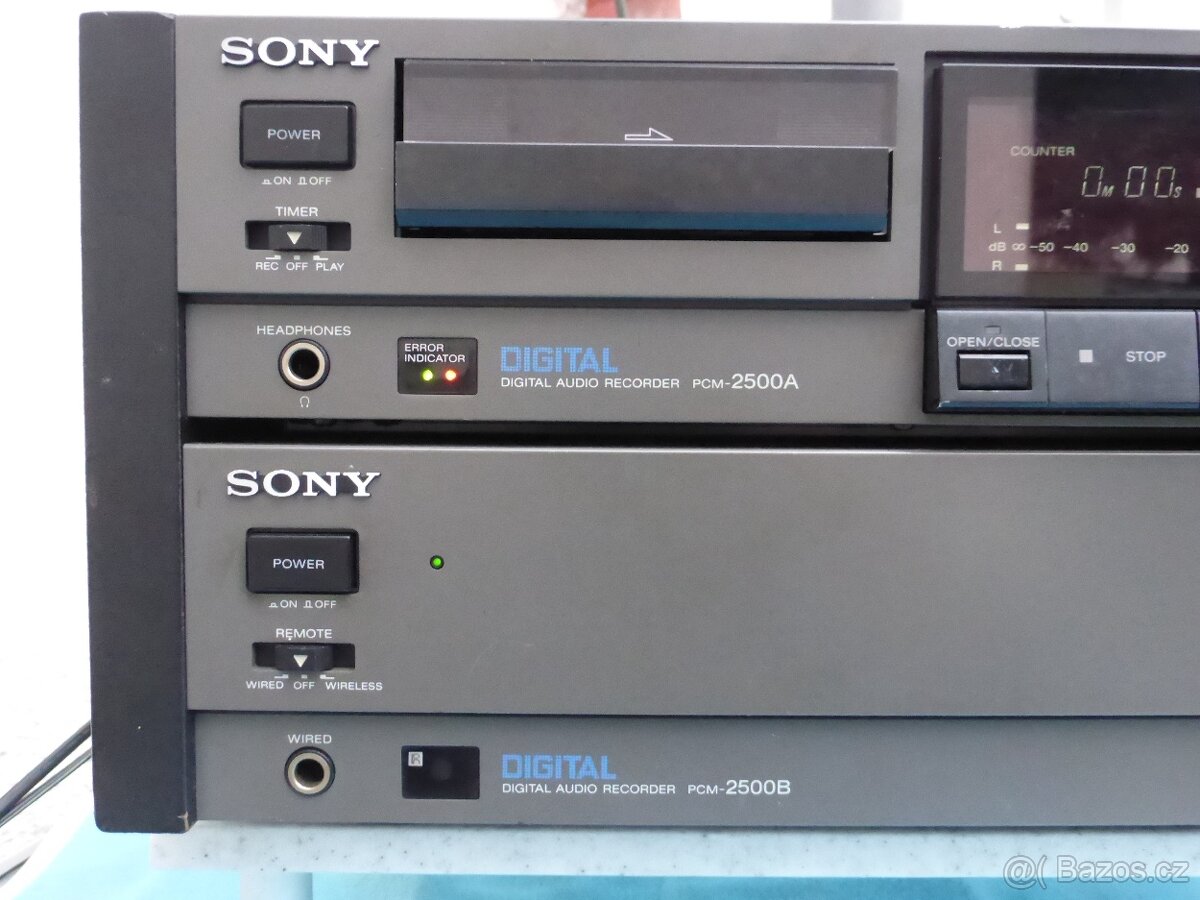 Sony PCM-2500A/2500B DAT profesionální recorder - 4