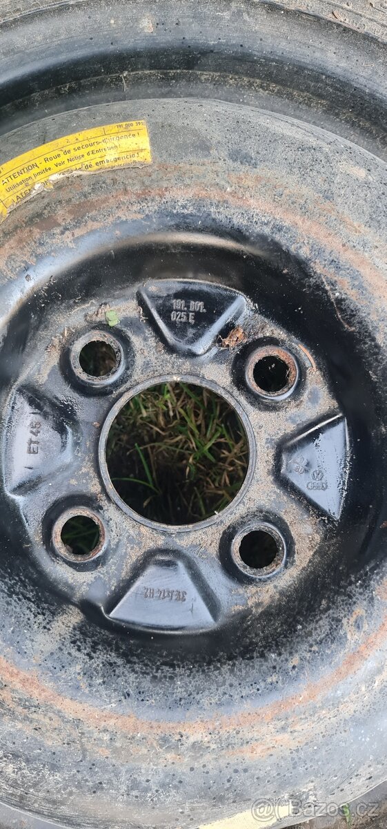 Dojezdové kolo Volkswagen 14" - 4