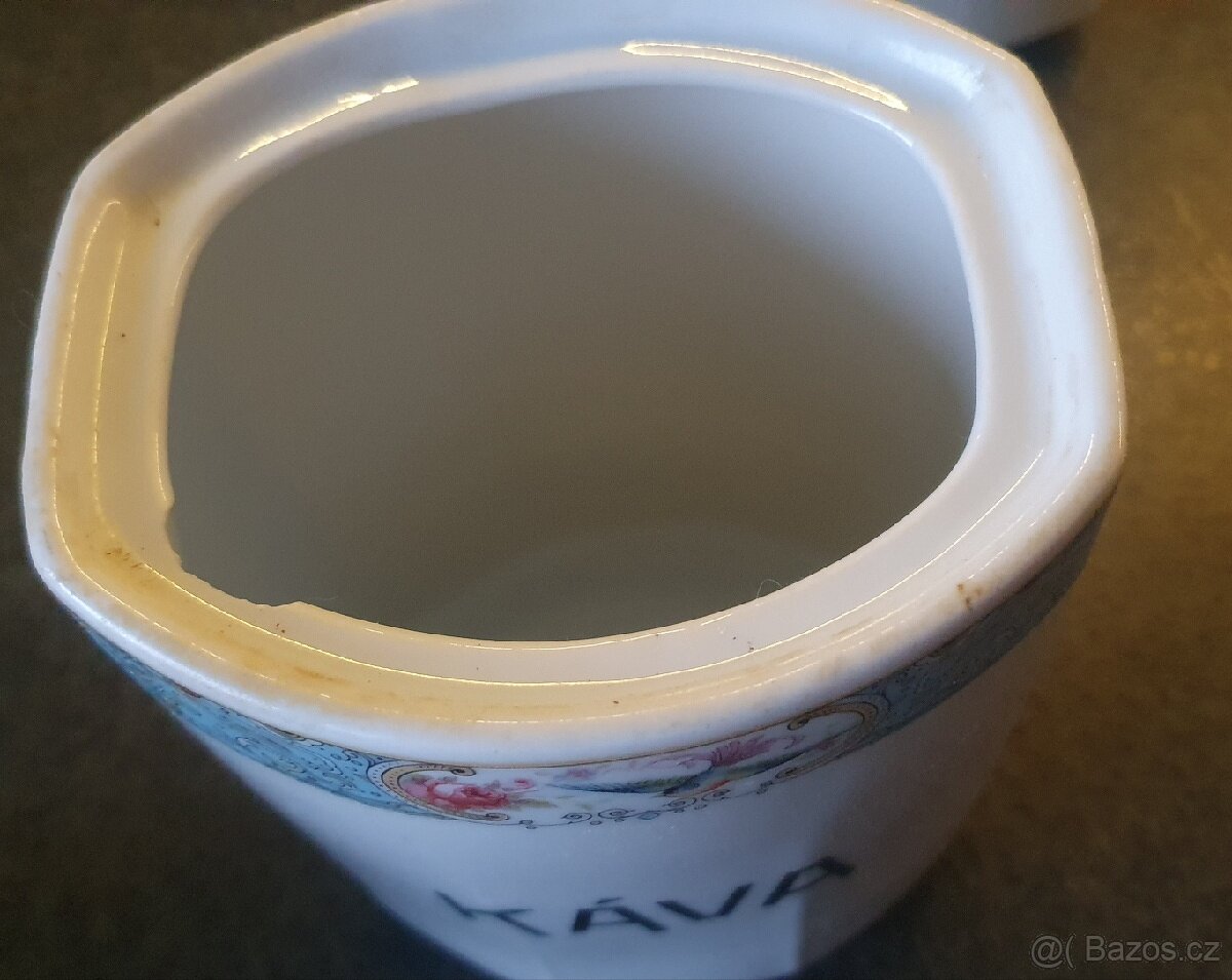 Porcelánové dózy, kořenky - 4