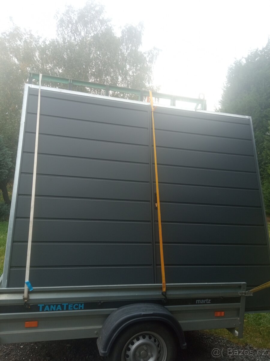 Dvoukřídlé garážová vrata 2,4x2m - 4