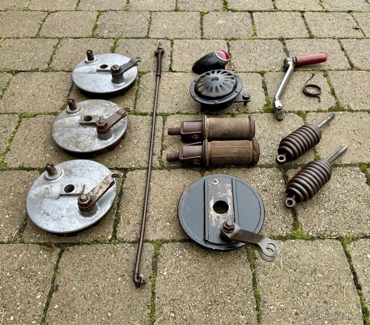 ČZ 125 150 C, Jawa perak, pionýr - díly - 4