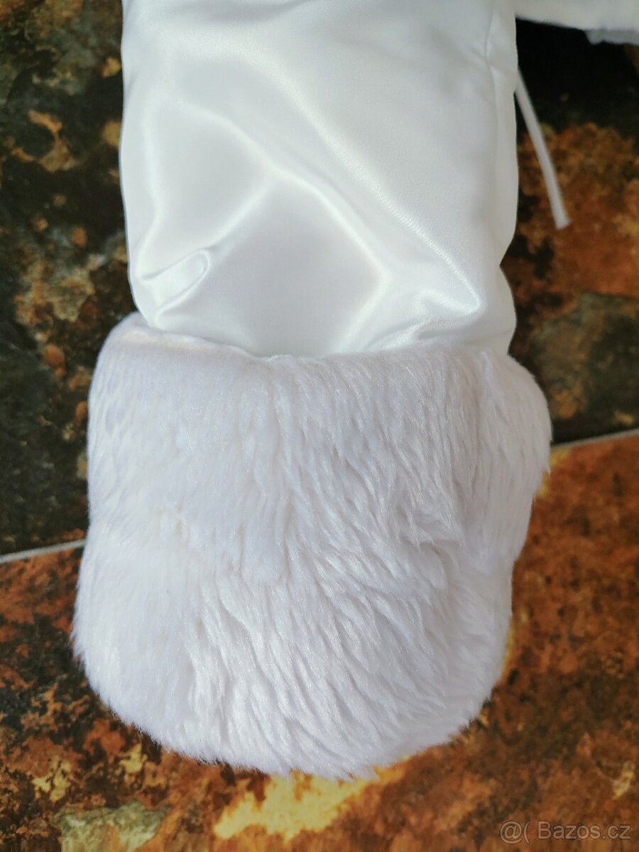 svatební kabátek sněhobílý - 4
