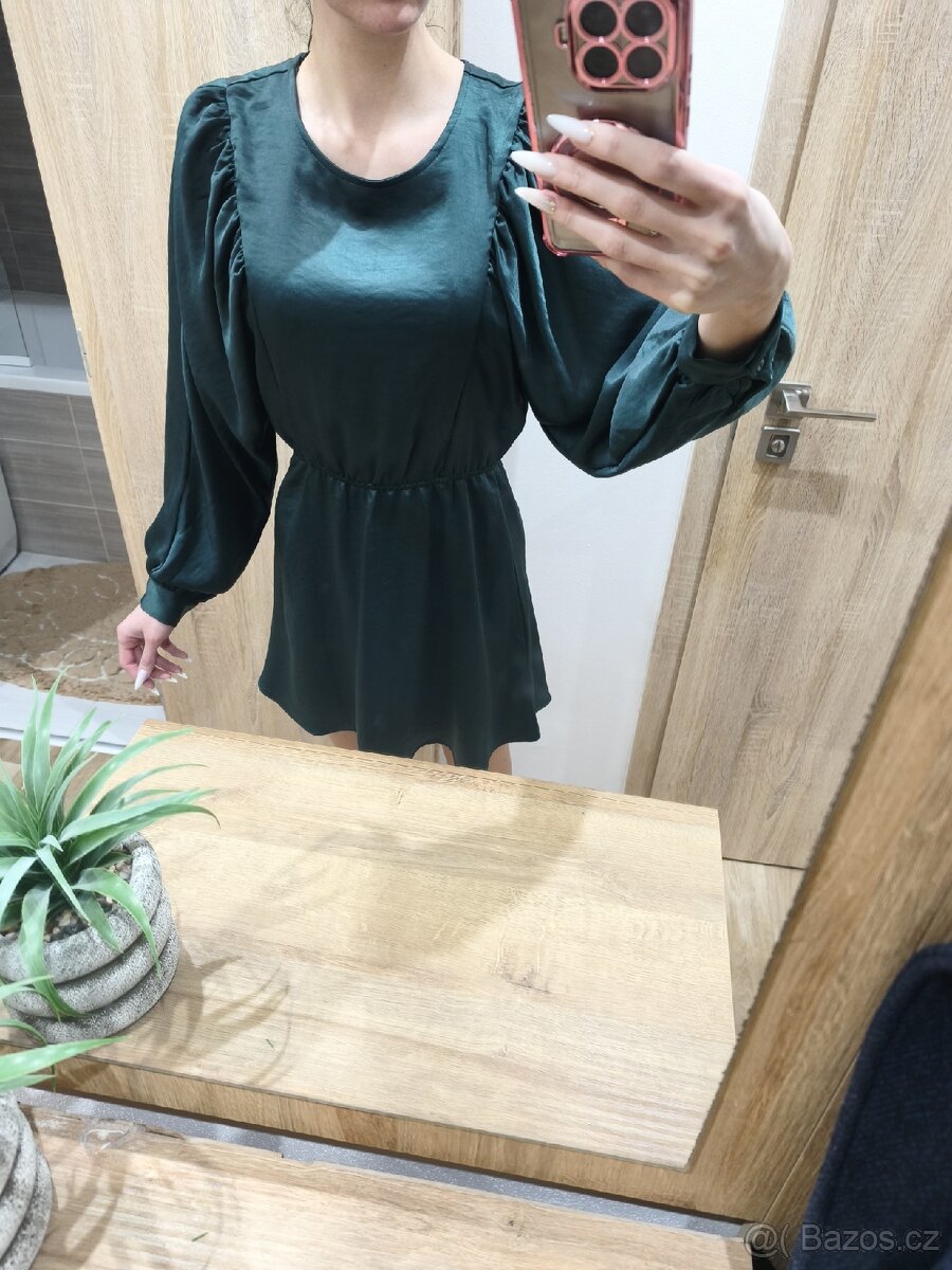 Šaty s volnými rukávy vel. XS - 4
