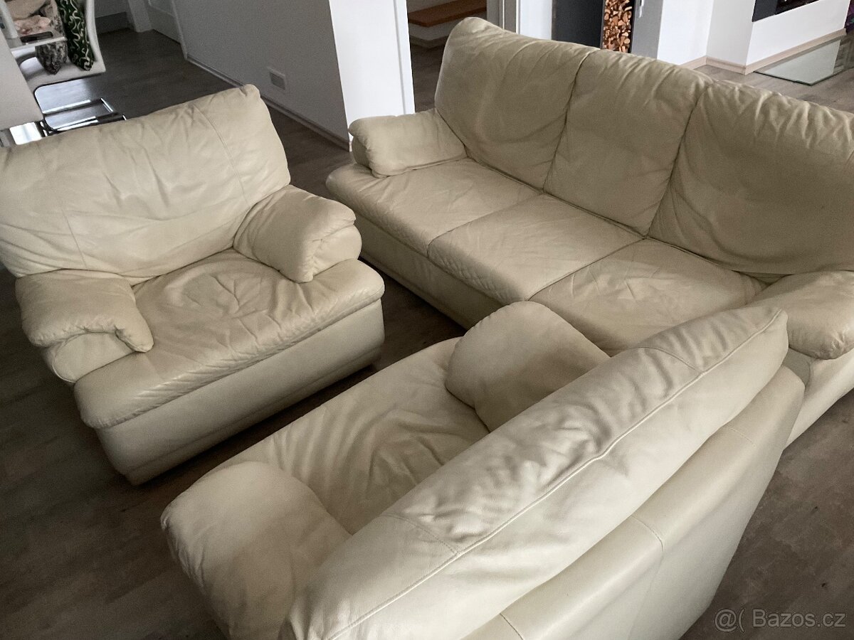 Kožená sedací souprava - 4