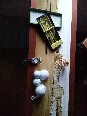 Golfová hůl , vozík a hodiny a další - 4