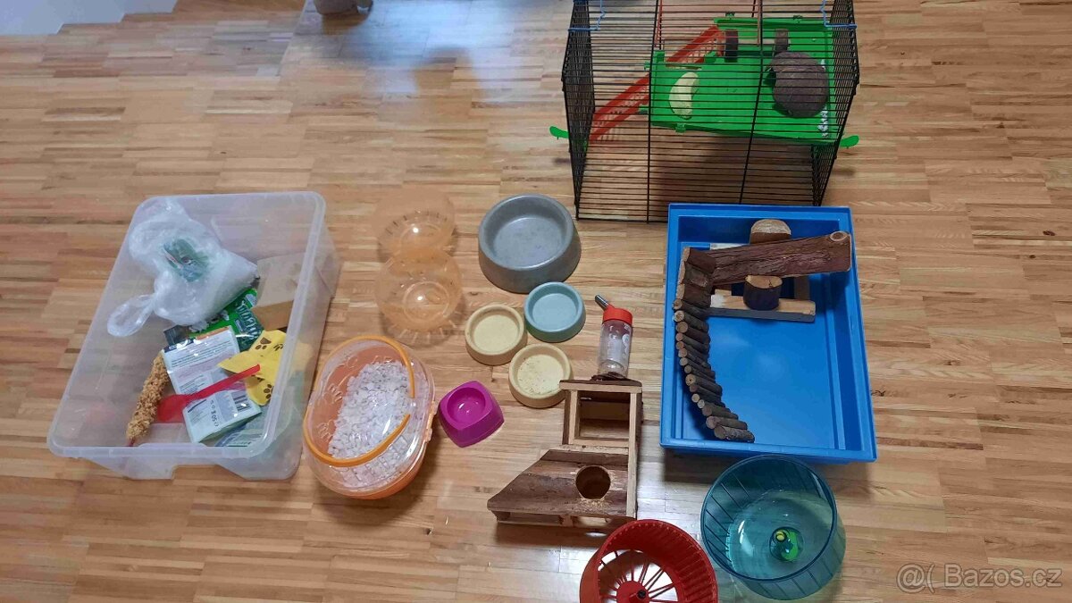 Klec + příslušenství pro křečka - 4