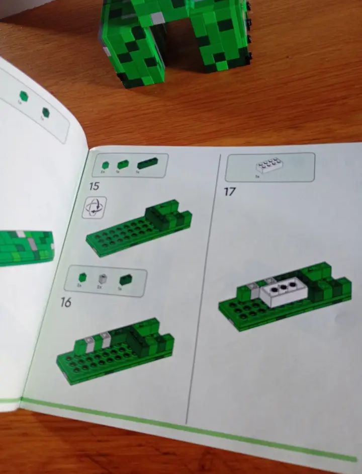Minecraft lego Creeper - 4