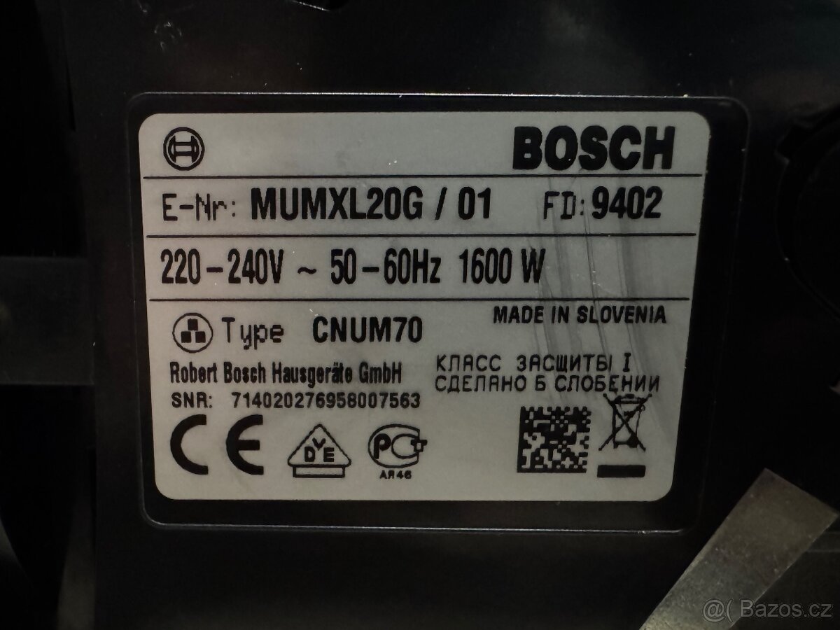 Kuchyňský robot BOSCH na náhradní díly - 4