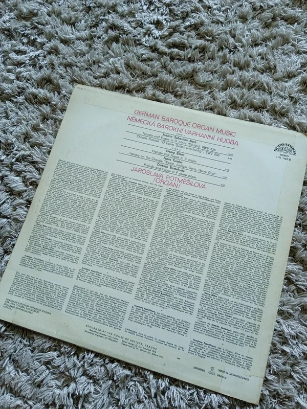 LP - Německá barokní varhanní hudba - 4