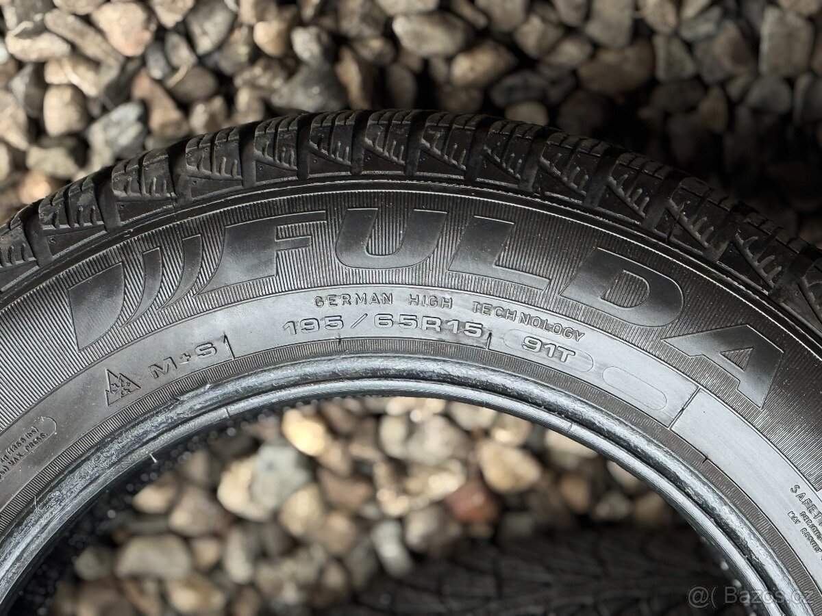195/65/15 - Fulda zimní pár pneu - 4