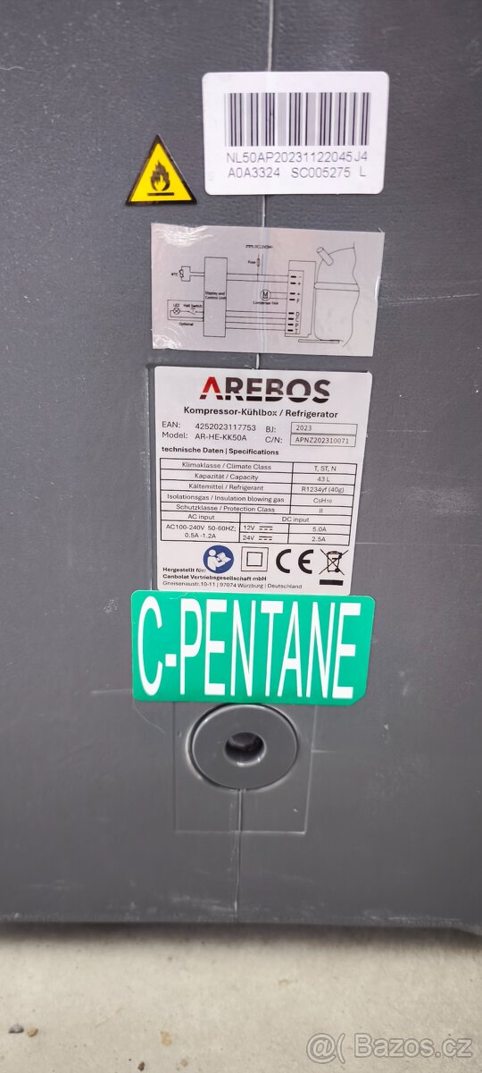 prodam Kompresorový chladicí box AREBOS 43L - 4