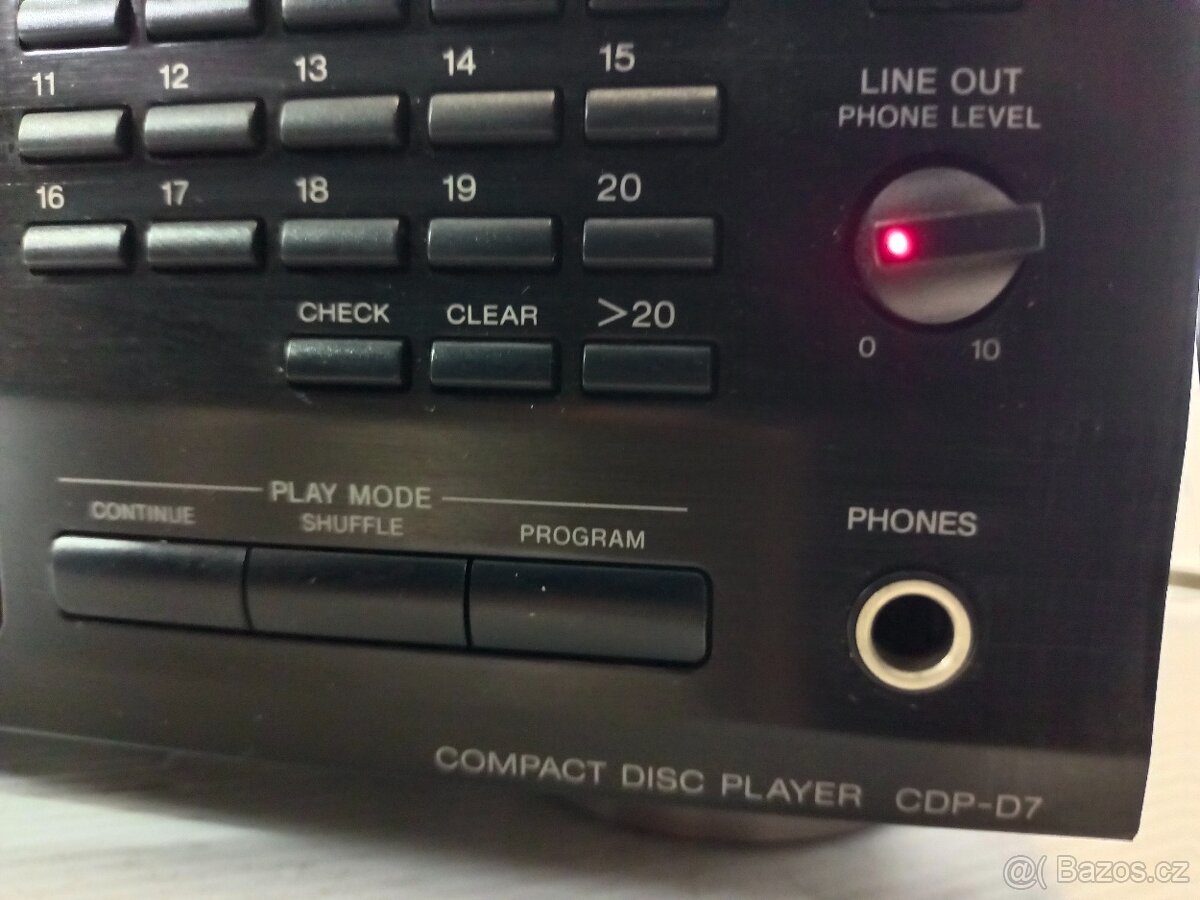 SONY přehrávač CDP-D7 - 4