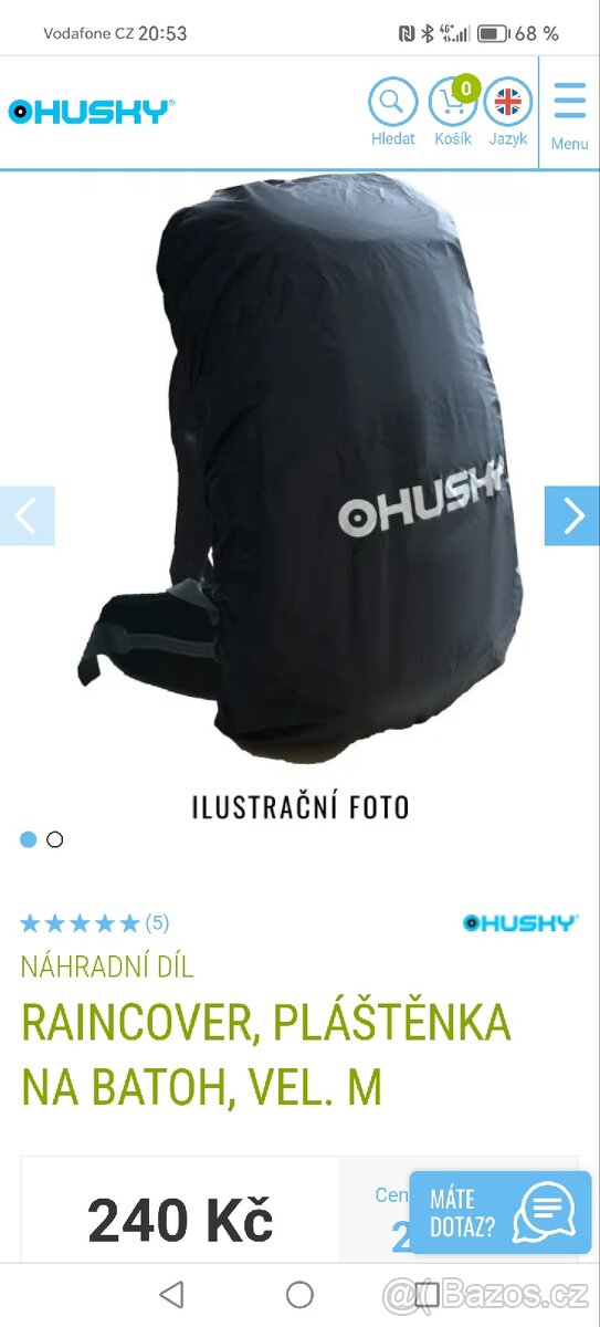 Pláštěnka na batoh Husky - 4