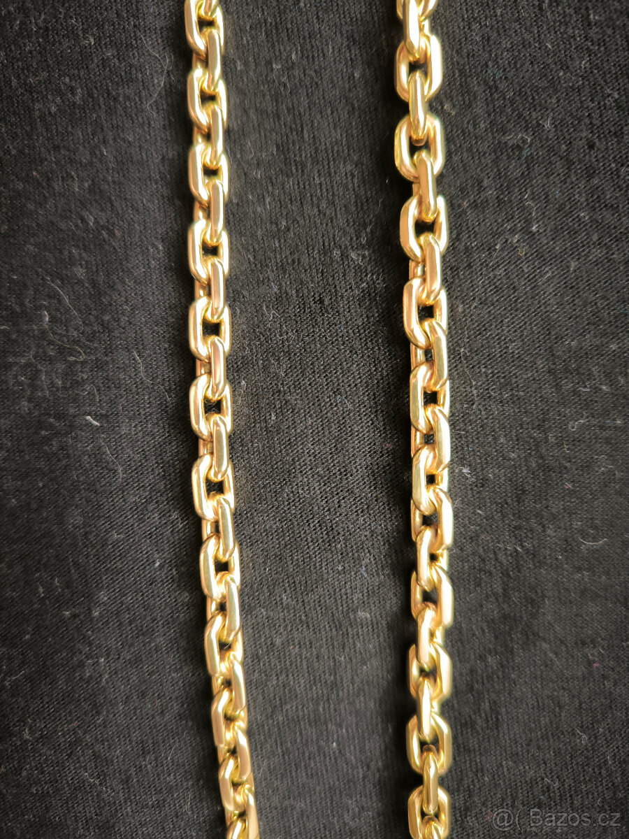 Zlatý řetěz 14 k anker - 4