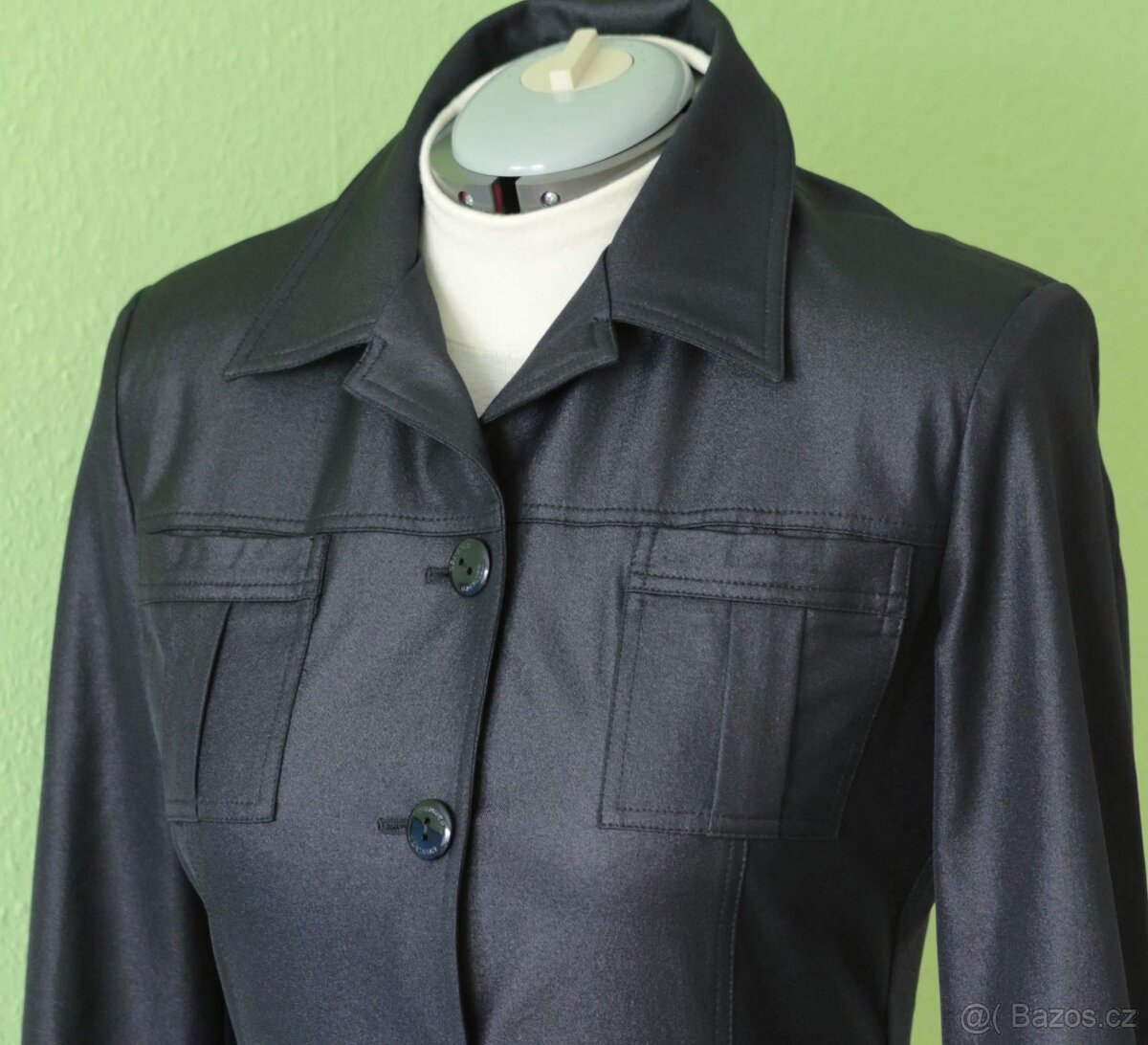 Nový černý kabátek - sako vel.40 - 4