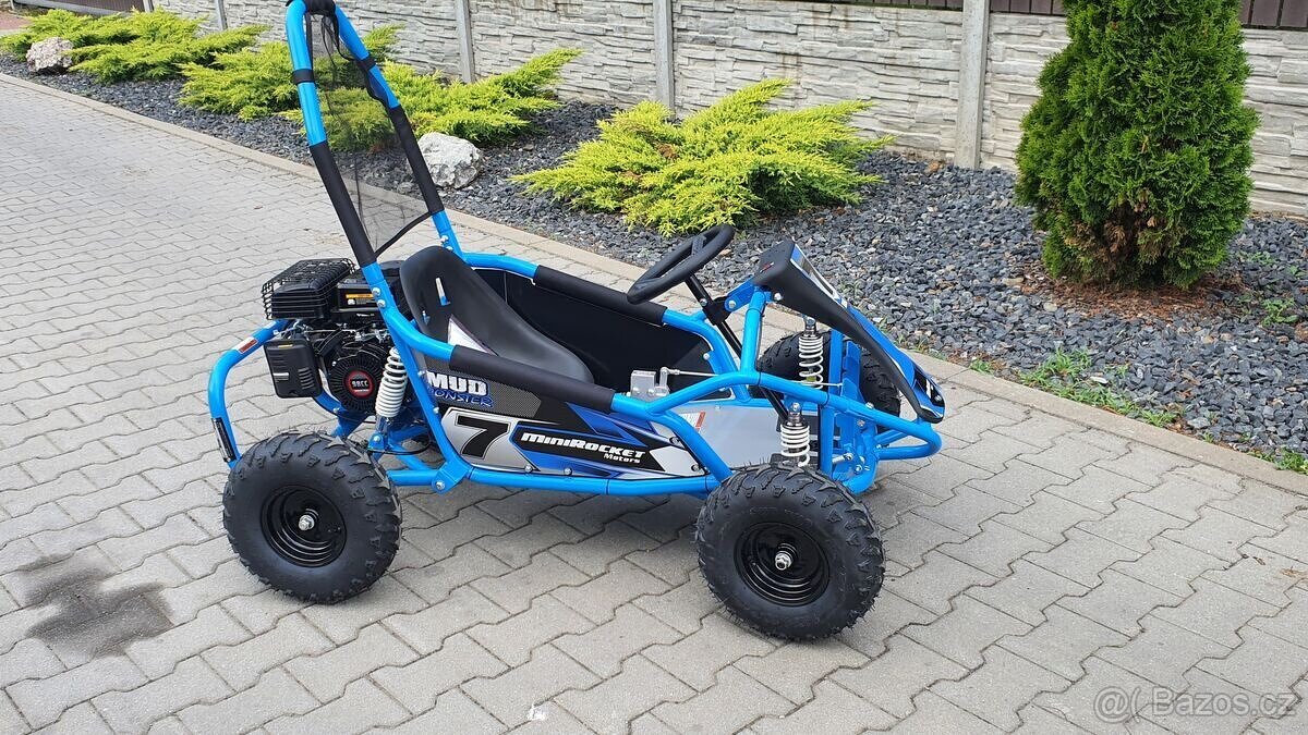 Dětská Bugina MiniRocket MudMonster 98ccm Modrá