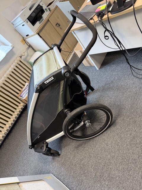 Thule Chariot Lite 1 Agave + bike set + kočárkový set + běže - 4