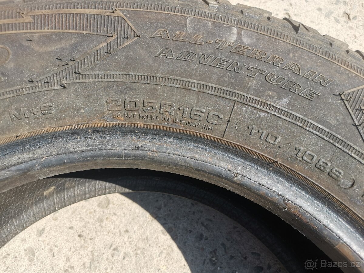 Goodyear wrangler 205 R16C