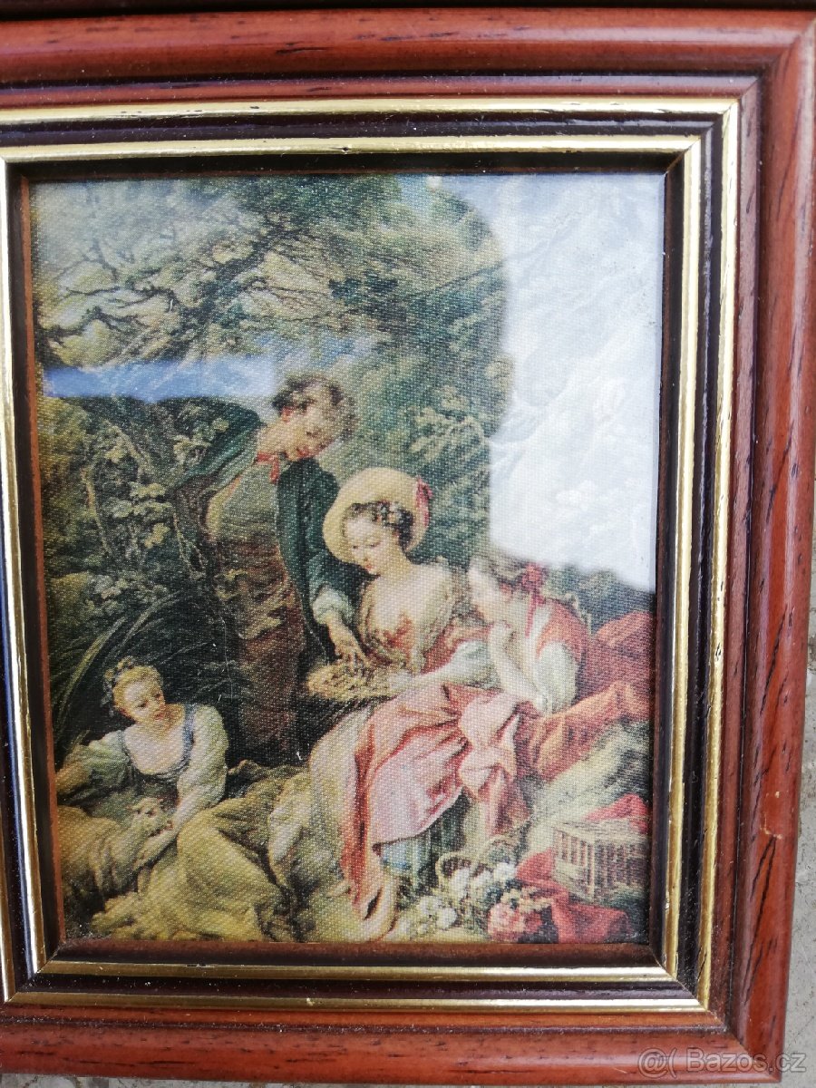 Chromolitografie na hedvábí, chomolitografie s reliéfem - 4