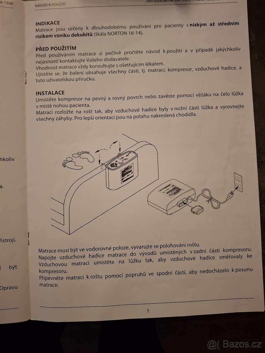 Antidekubitní vzduchová matrace - 4