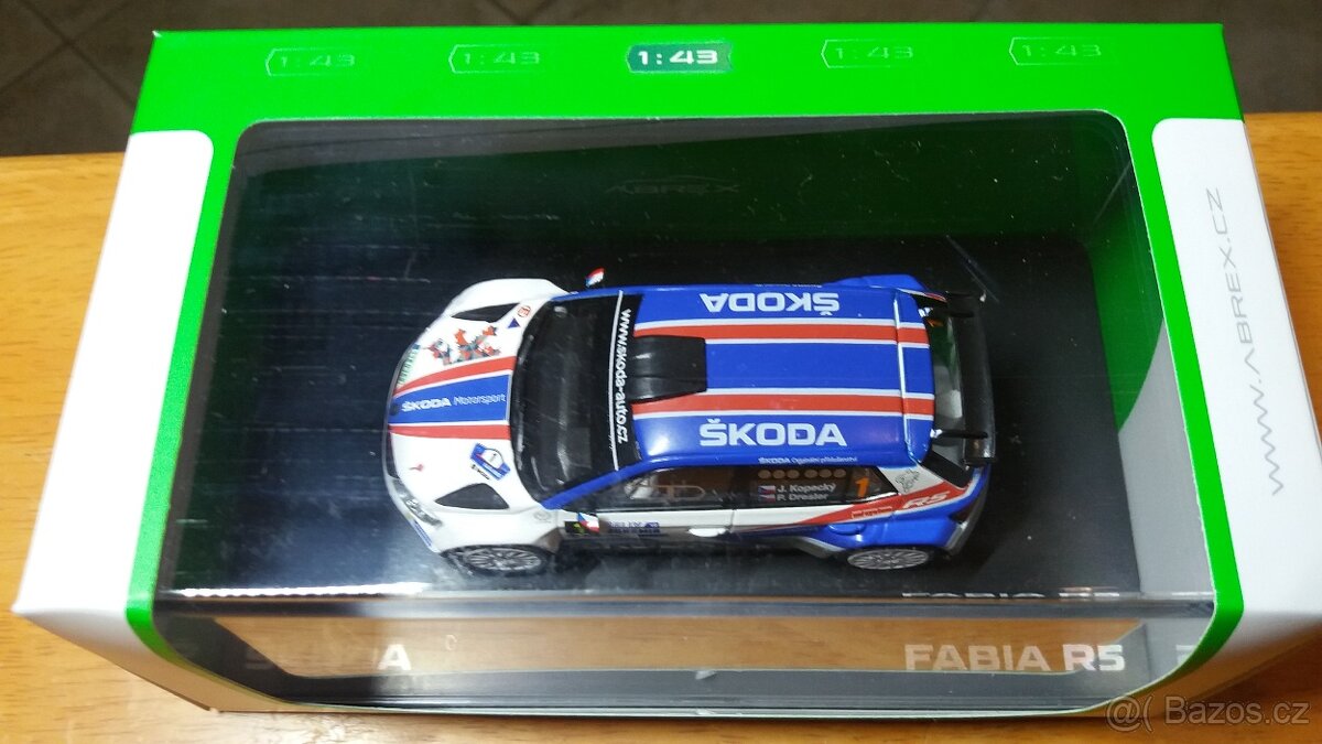 Abrex 1:43 Škoda Fabia III R5 / Rally Bohemia 2018 - 4