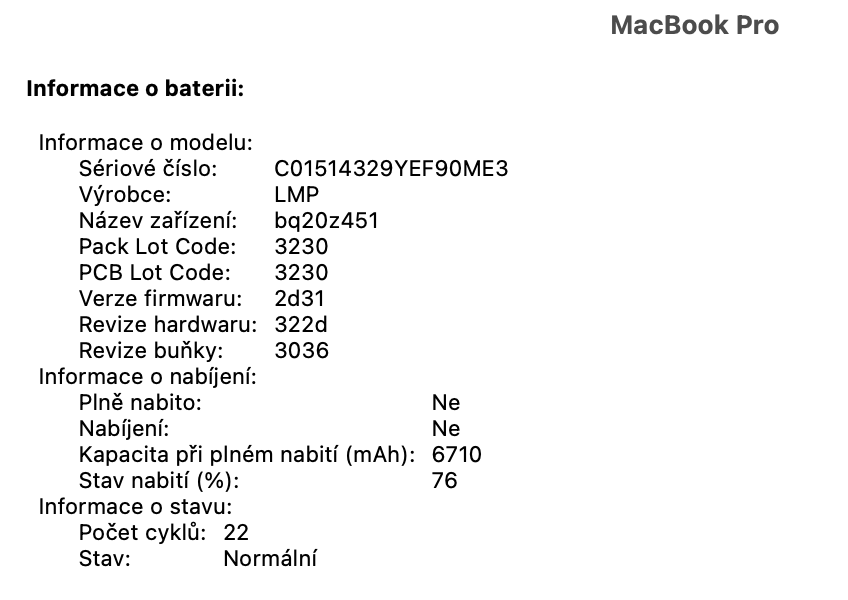 Prodám MacBook Pro 13',3' (2015) i5/16GB/256ssd/NOVÁ BATER - 4