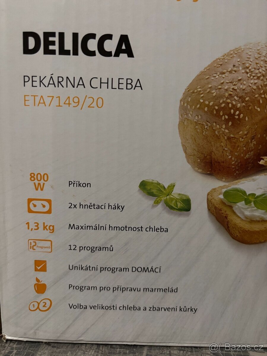 Domácí pekárna ETA Delicca 7149/20 - 4