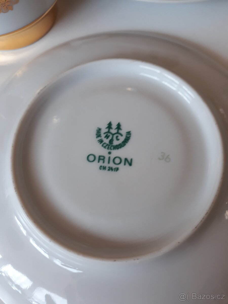 Starožitná kávová souprava "H&C" - 4