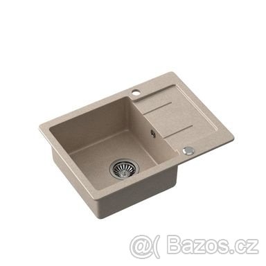 KUCHYŇSKÝ GRANITOVÝ DŘEZ QUADRON RAPID 30 + SIFON - 4