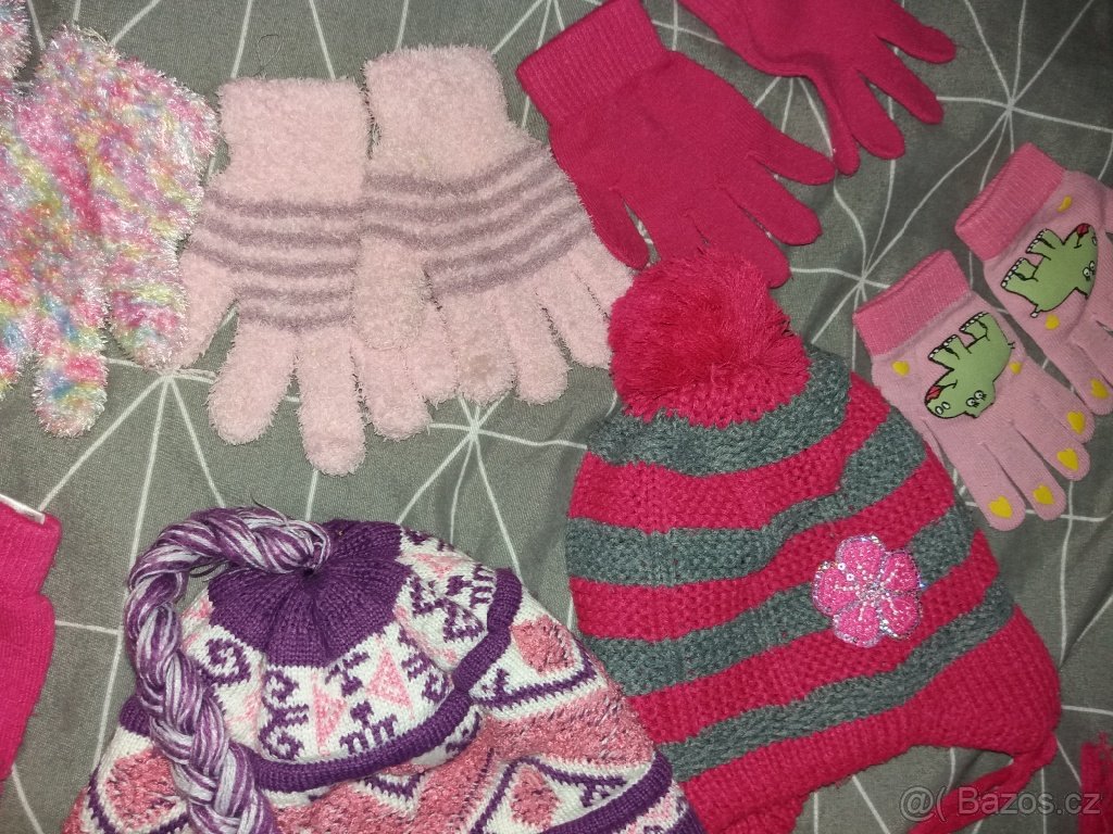 Čepice a rukavice pro holky - 4
