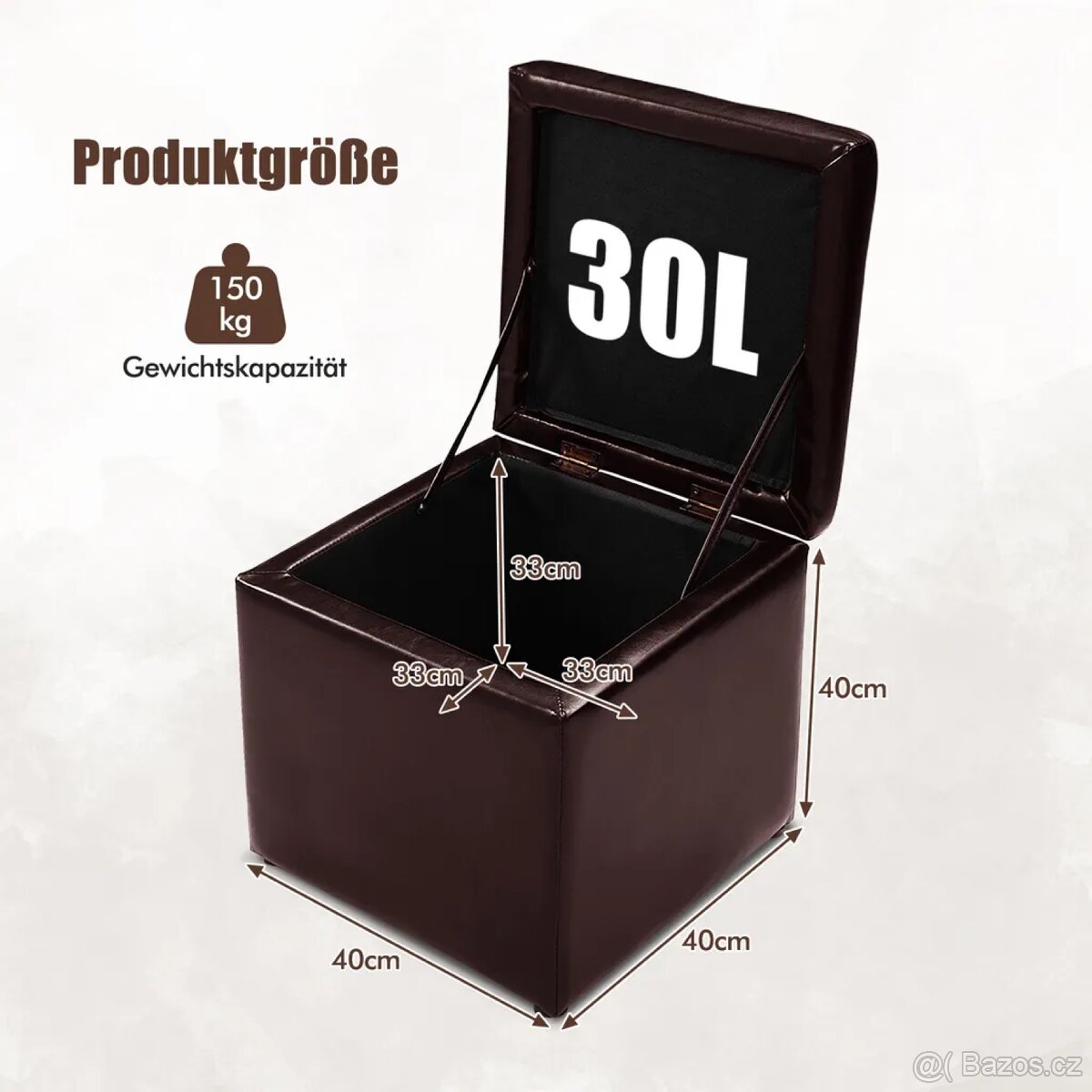 Taburetka s úložným prostorem NOVÁ - 4