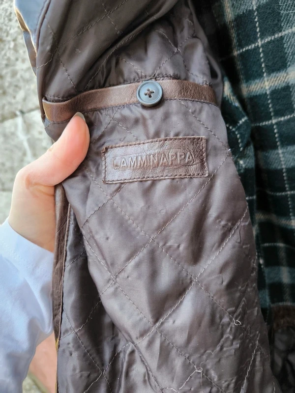 pánská kožená bunda L - 4