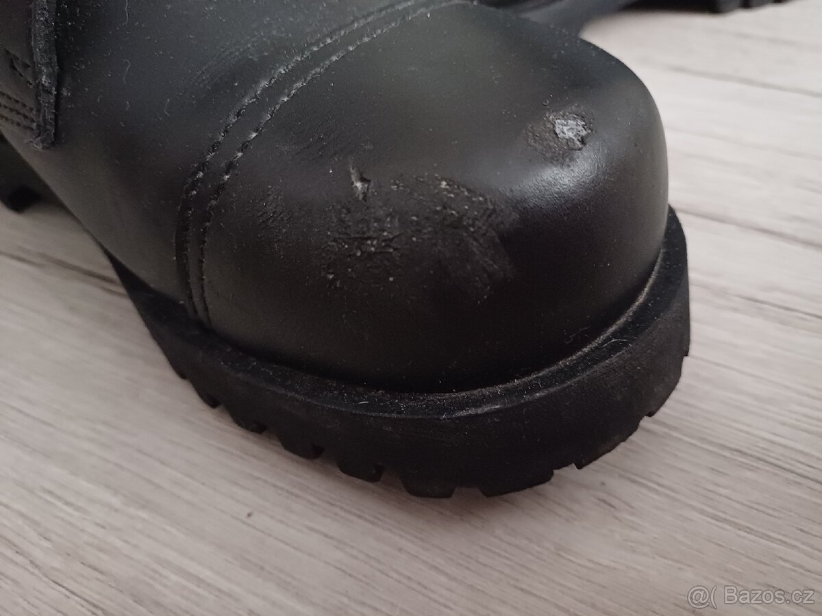 Černé kožené boty vel. 39 - 4