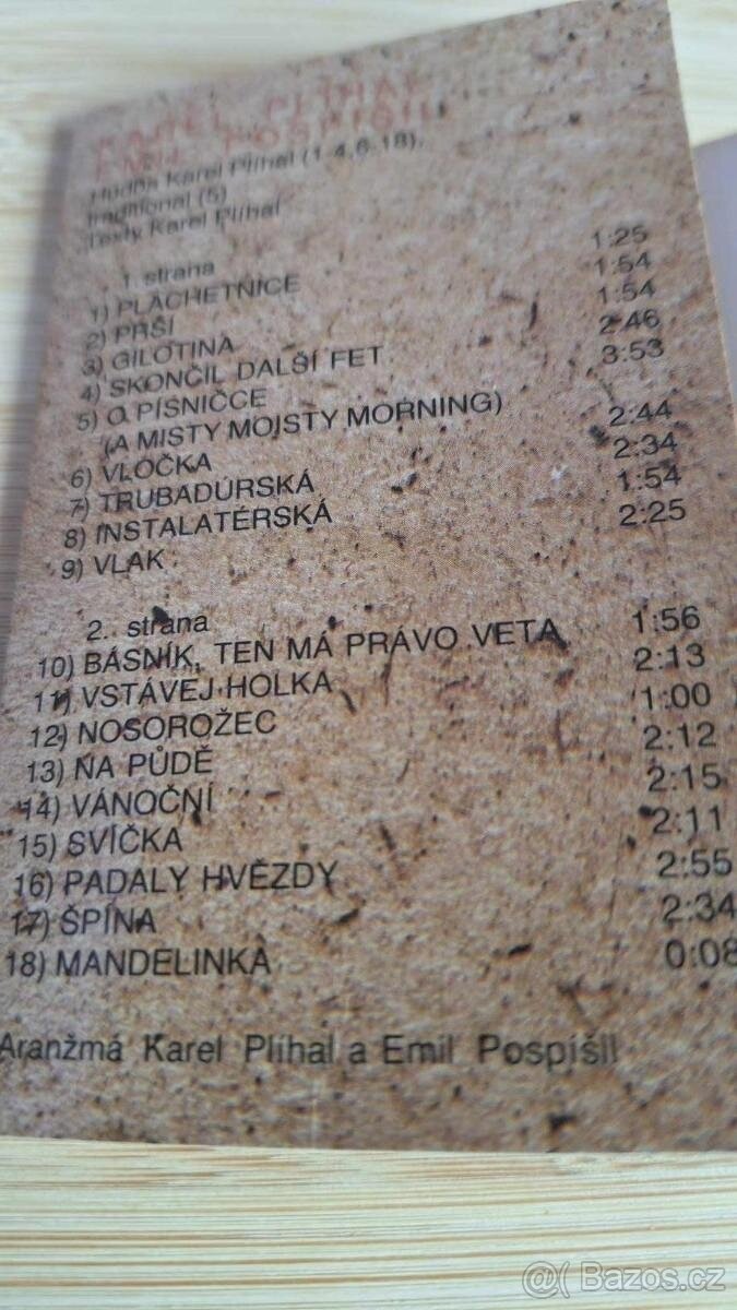 KAREL PLÍHAL - EMIL POSPÍŠIL. MC 1989. - 4