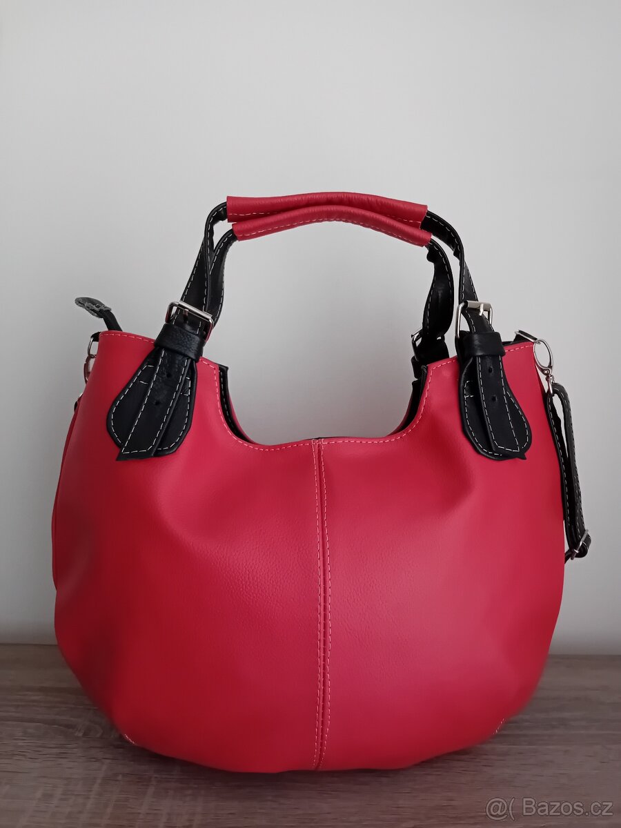 Leather dámská velká hobo kabelka kožená nová - 4