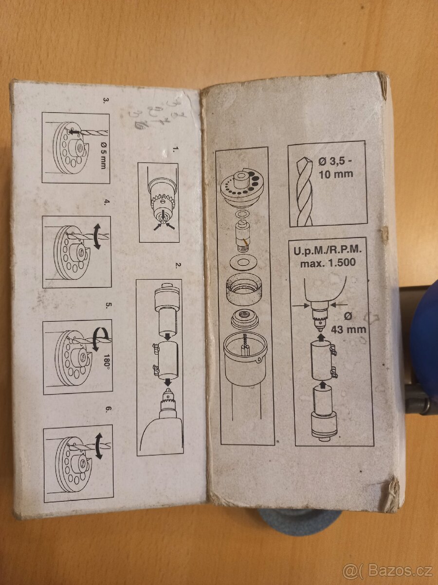 Prodám brusku přípravek na broušení vrtáků, ostřič vrtáků. - 4