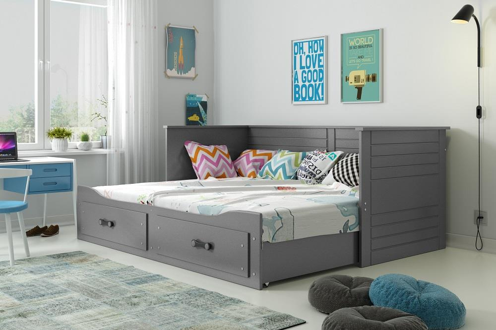 Rozkládací postel Hermes 200x80 postel jako IKea - 4
