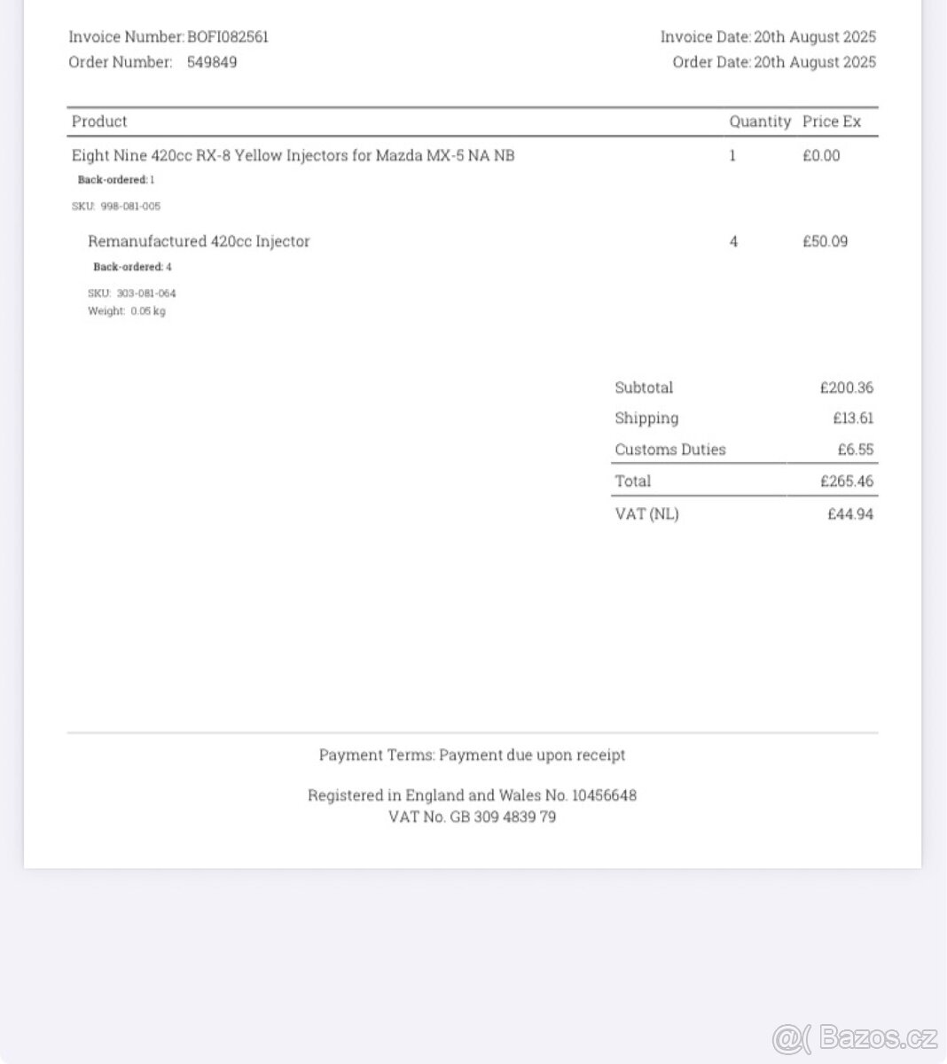 Vstřikovače Denzo - 4