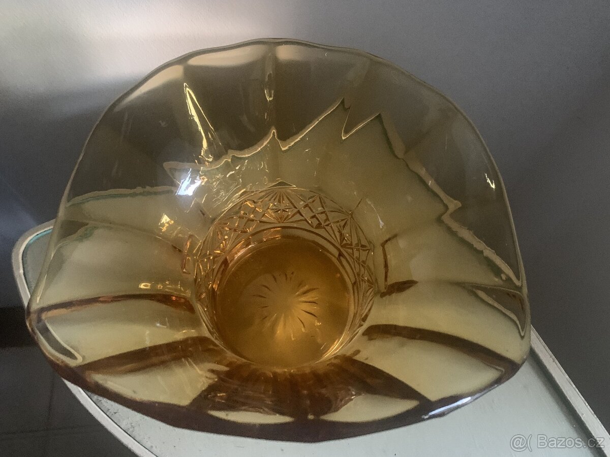 Starožitná mísa broušená - 4