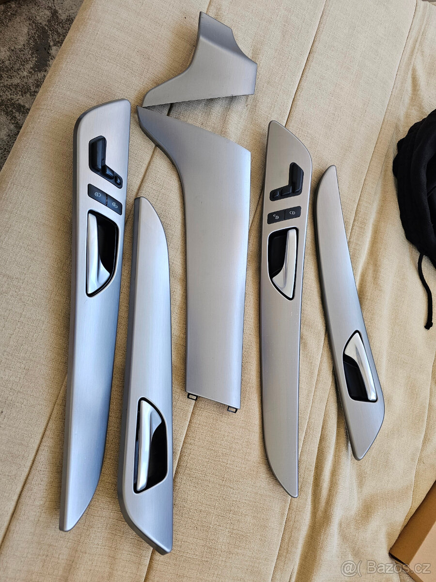 >>>SET hliníkový dekor - lišty - interiér MERCEDES W166/X166 - 4