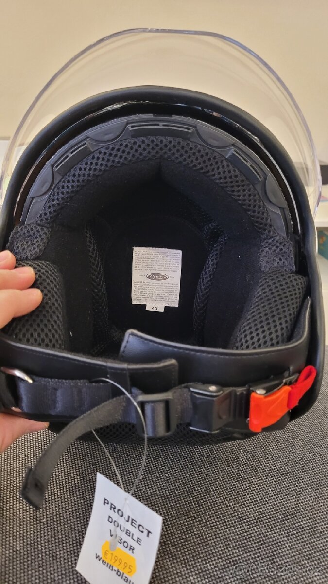 NOVÁ otevřená helma na motorku vel. XS(54) - 4